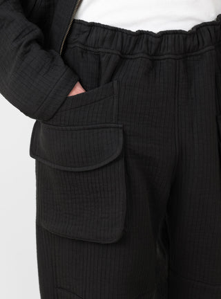 Tundra Trouser Black Quilt by Paratodo at Couverture and The Garbstore pockets