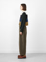 Mohair Striped Waitcoat Multi by Cordera at Couverture and The Garbstore side profile