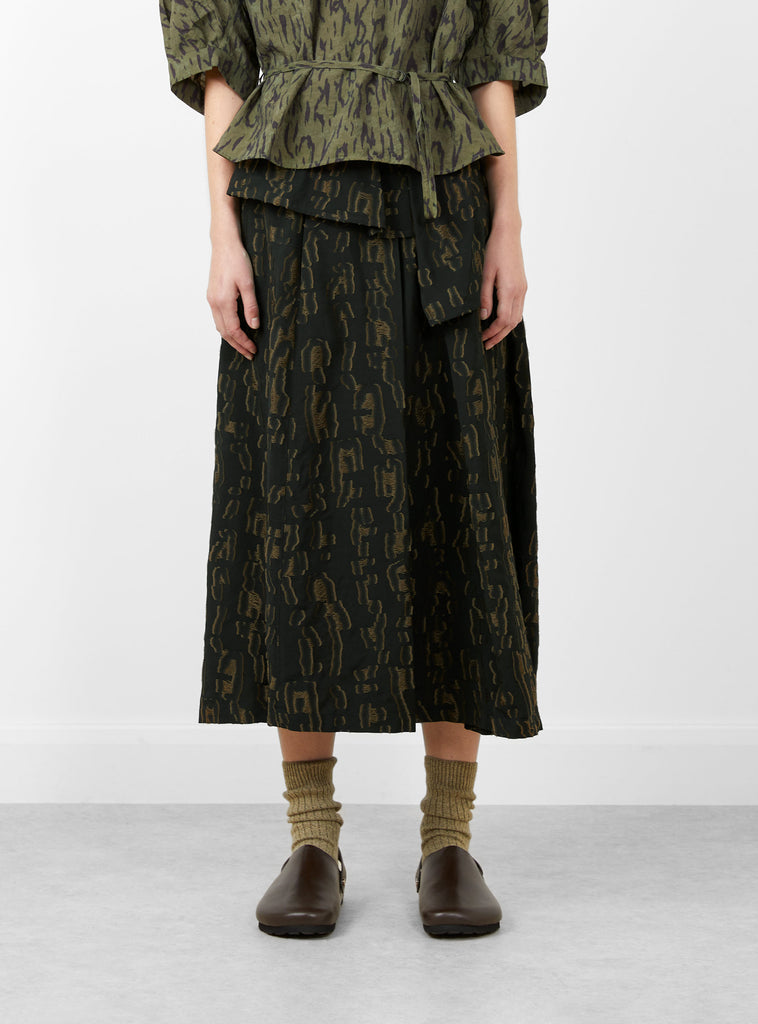 Sukuti Skirt Black Gold by Christian Wijnants at Couverture and The Garbstore