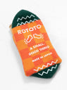 Pile Room Socks Beige & Dark Green by ROTOTO at Couverture and The Garbstore branding 