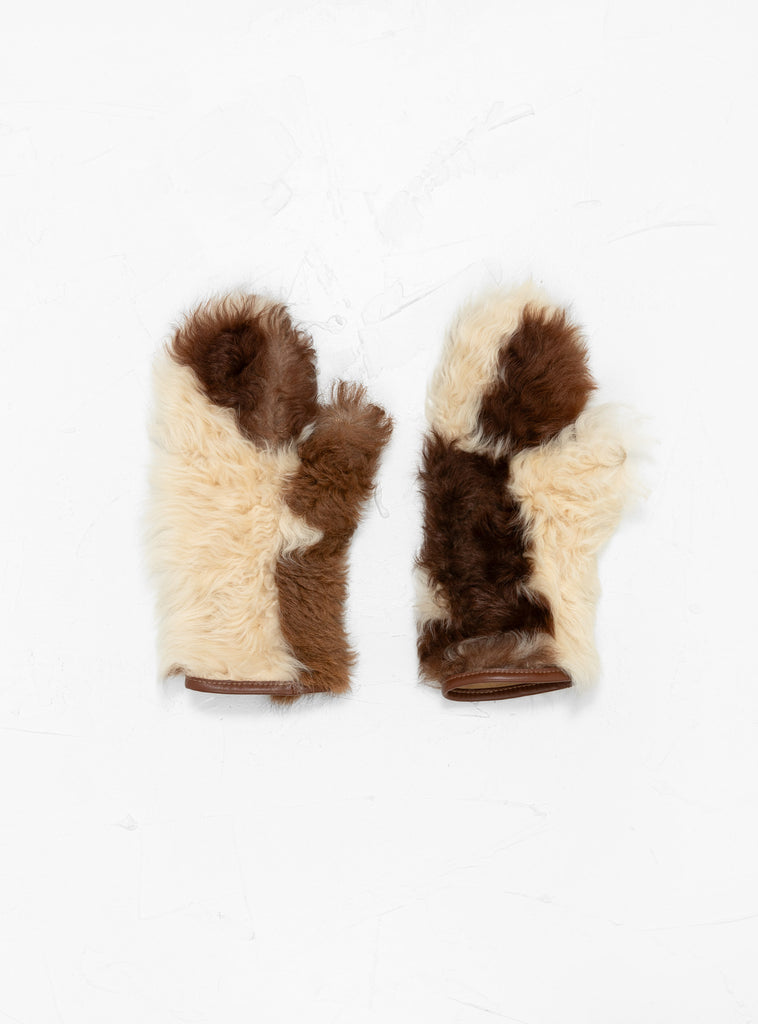 Cow Sheepskin Mittens by Cawley at Couverture and The Garbstore