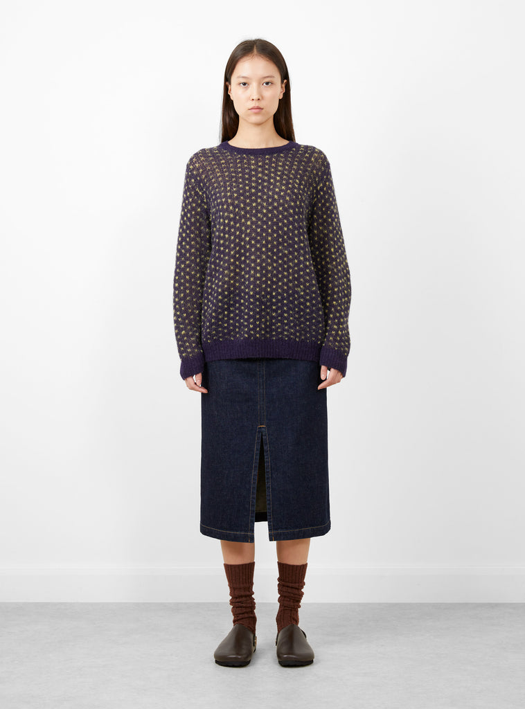 Lokki Sweater Navy Multi by Rachel Comey at Couverture and The Garbstore