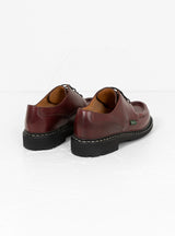 Villandry Shoe Burgundy Chromexcel Leather by Paraboot at Couverture and The Garbstore rear 