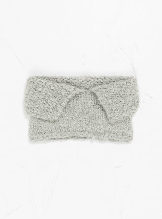 Cashmere Snood with Collar Light Grey by Karakoram at Couverture and The Garbstore