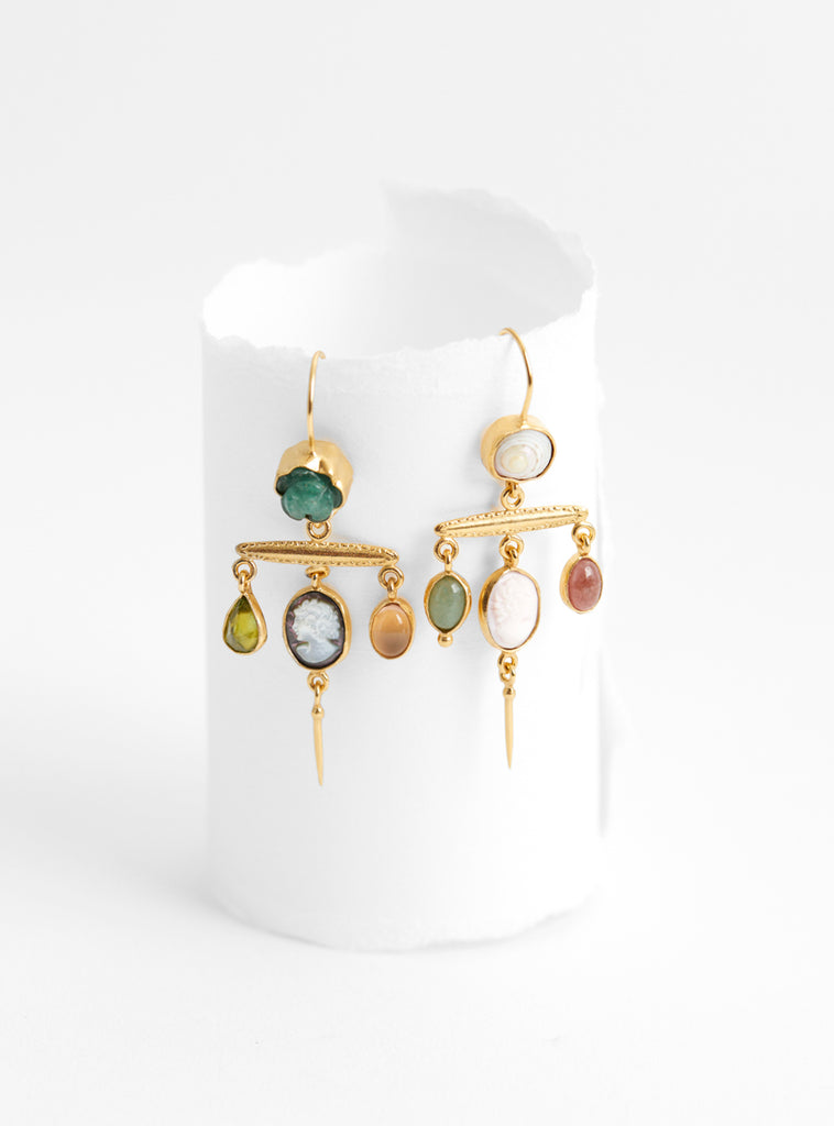 Victorian Pin Drop Earrings by Grainne Morton at Couverture and The Garbstore pair