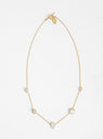 Five Mini Charm Necklace White by Grainne Morton at Couverture and The Garbstore