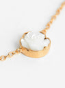 Five Mini Charm Necklace White by Grainne Morton at Couverture and The Garbstore close up