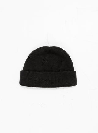 Broken Wool Beanie Black by Sublime at Couverture and The Garbstore 