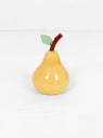 Yellow Pear Christmas Ball by Ichendorf Milano at Couverture and The Garbstore 