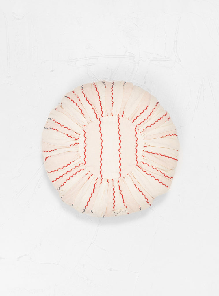 Marionette Stripe Round Cushion by Projektityyny at Couverture and The Garbstore