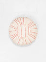 Marionette Stripe Round Cushion by Projektityyny at Couverture and The Garbstore