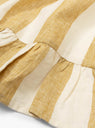 Sirkus Stripe Frill Tablecloth by Projektityyny at Couverture and The Garbstore close up