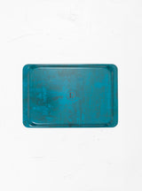 Tomiko Jaune Vert Tray M by Lalie Design at Couverture and The Garbstore rear 