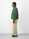 Two Tuck Side Adjustable Pants Beige by Farah Japan at Couverture and The Garbstore side profile