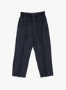 Easy Wide Tapered Pants Navy by Farah Japan at Couverture and The Garbstore