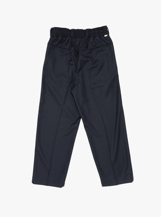 Easy Wide Tapered Pants Navy by Farah Japan at Couverture and The Garbstore rear shot