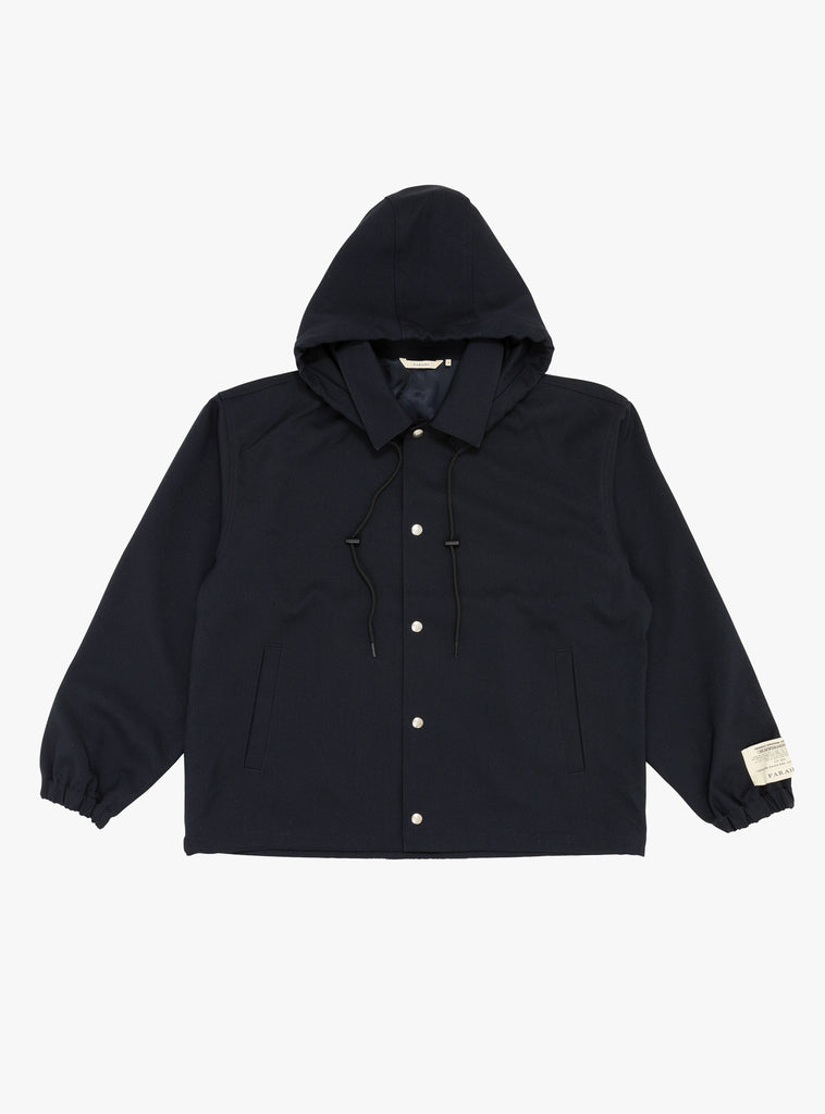 Hooded Coach Jacket Navy by Farah Japan at Couverture and The Garbstore