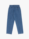 Two Tuck Wide Tapered Pants Bleach Denim by Farah Japan at Couverture and The Garbstore