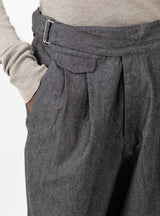 Cotton Wool Gurkha Pants by nanamica at Couverture and The Garbstore close up