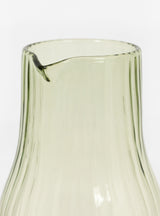 Amnis Carafe Green by Kinta at Couverture and The Garbstore close up 