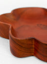 Amoeba Bowl Acacia Wood by Kinta at Couverture and The Garbstore close up 