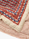 Lizzie Quilt Large Red by Jamini Design Paris at Couverture and The Garbstore close up 