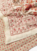 Archana Quilt Small Sage by Jamini Design Paris at Couverture and The Garbstore close up 