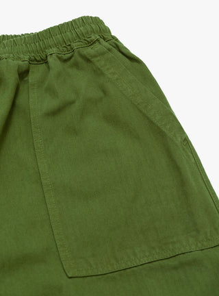 Service Works Herringbone Chef Pants Pesto At Couverture & The Garbstore - Front - Pocket Close Up