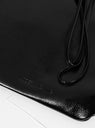 Single Strap Crossbody Glossed Black by Modern Weaving at Couverture and The Garbstore close up 