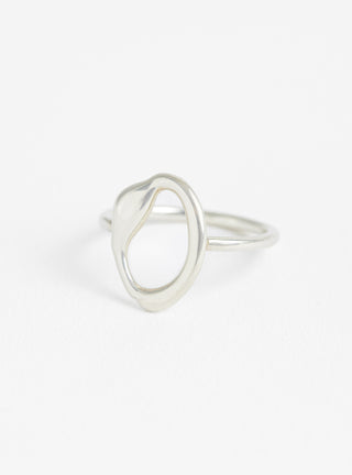 Organic Oval Sterling Silver by Modern Weaving at Couverture and The Garbstore