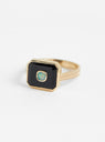 Anton No.1 Ring Black Onyx by Pascale Monvoisin at Couverture and The Garbstore