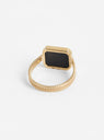 Anton No.1 Ring Black Onyx by Pascale Monvoisin at Couverture and The Garbstore rear 