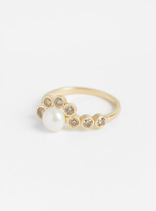 Martha No.2 Ring Pearl by Pascale Monvoisin at Couverture and The Garbstore