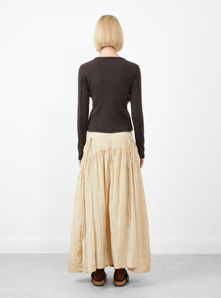 Anika Skirt Viscose Blend Satin by Rejina Pyo at Couverture and The Garbstore rear 