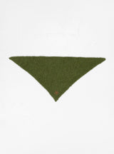 Triangle Scarf Alpaca Green by Rejina Pyo at Couverture and The Garbstore bottom 