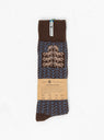 Gotland Brun Socks by Oejbro at Couverture and The Garbstore 