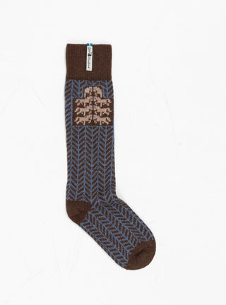 Gotland Brun Socks by Oejbro at Couverture and The Garbstore