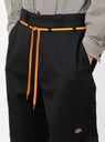 Dickies Vent Double Knee Work Pant Black by Sedan All Purpose at Couverture and The Garbstore waist tie