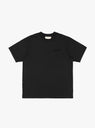 Wordmark Pigment Dyed T-Shirt Black by Museum of Peace and Quiet at Couverture and The Garbstore 