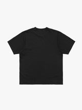 Wordmark Pigment Dyed T-Shirt Black by Museum of Peace and Quiet at Couverture and The Garbstore rear 