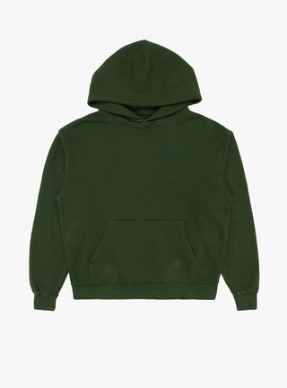 Wordmark Pigment Dyed Hoodie Forest by Museum of Peace and Quiet at Couverture and The Garbstore 