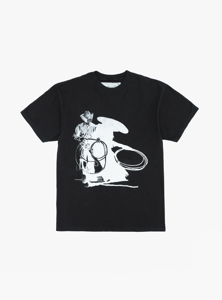 Wanted Short Sleeve T-Shirt Washed Black by One of These Days at Couverture and The Garbstore