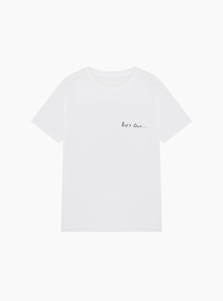 Pie and Mash T-Shirt White by Boy's Own at Couverture and the Garbstore