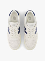 CT500CF Sea Salt & Navy Angora by New Balance at Couverture and The Garbstore from above 