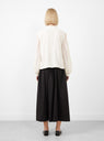 Heavenly Shirt Off White by Skall Studio at Couverture and The Garbstore rear profile  