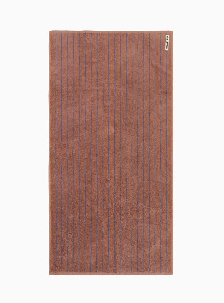 Naram Bath Towel Caramel by Bongusta at Couverture and The Garbstore