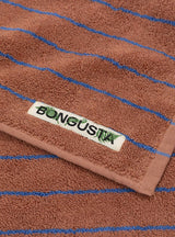 Naram Bath Towel Caramel by Bongusta at Couverture and The Garbstore close up 