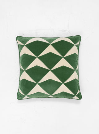 Selma Cushion Basil by Christina Lundsteen at Couverture and The Garbstore