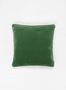 Selma Cushion Basil by Christina Lundsteen at Couverture and The Garbstore rear 