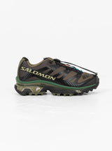 XT-4 Olive Night, Black & Aloe by Salomon at Couverture and The Garbstore side profile